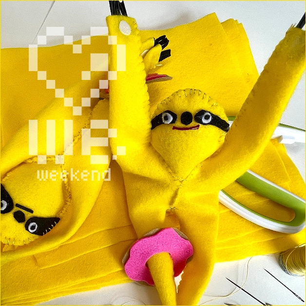 WE weekend – Make your own fabric sloth 7/11/26